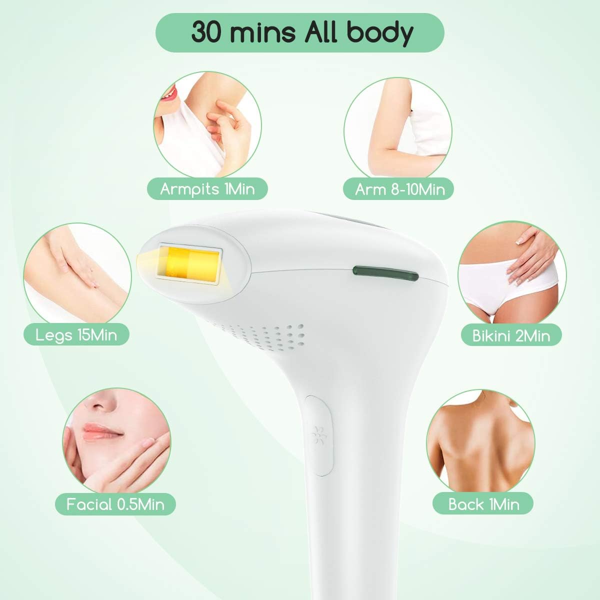 Professional IPL Laser Hair Removal Device