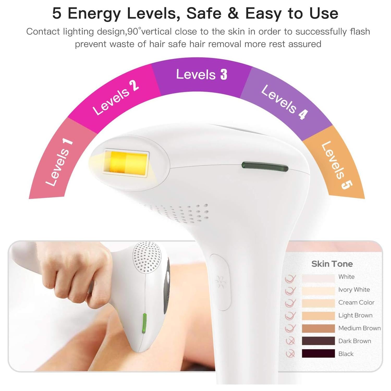 Professional IPL Laser Hair Removal Device