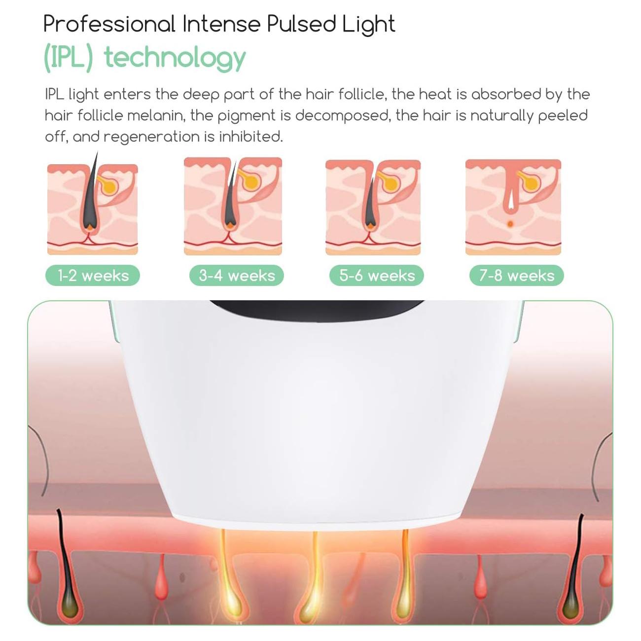 Professional IPL Laser Hair Removal Device