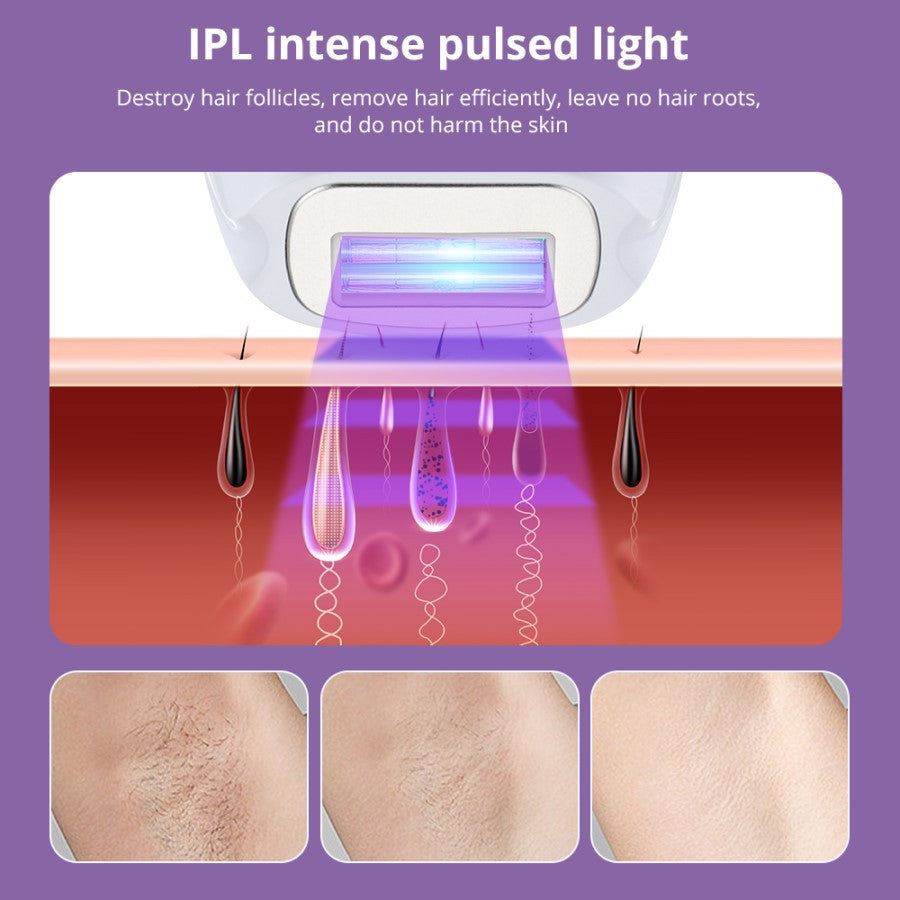 IPL Laser Permanent Portable Hair Removal Device Home Handle