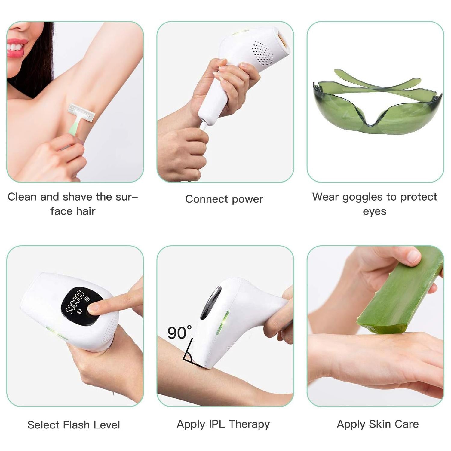 Professional IPL Laser Hair Removal Device